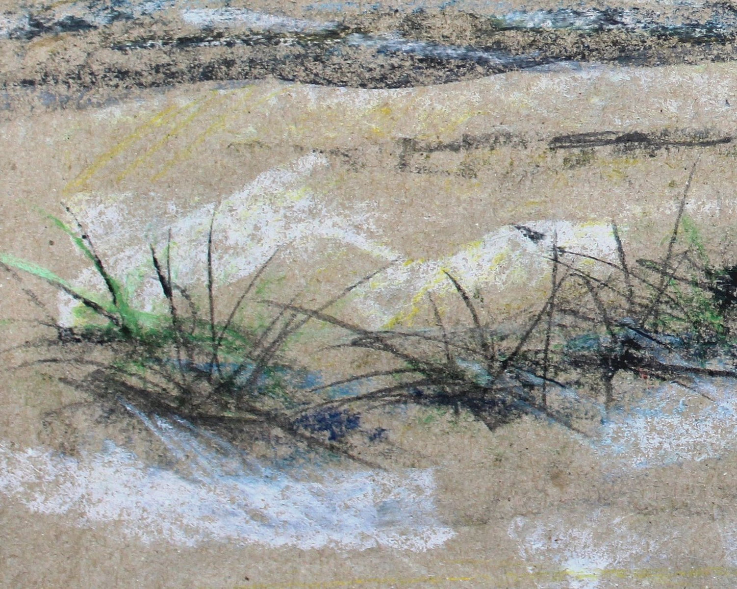 Victor Karnauh, by the Sea, 1990s, Pastel on Paper