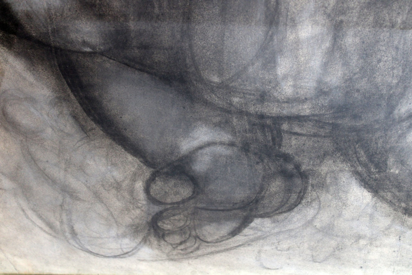 Victor Karnauh, Couple, 1990s, Charcoal on Paper