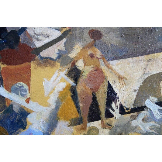 Victor Karnauh, Dump, Oil on Canvas, 1990s