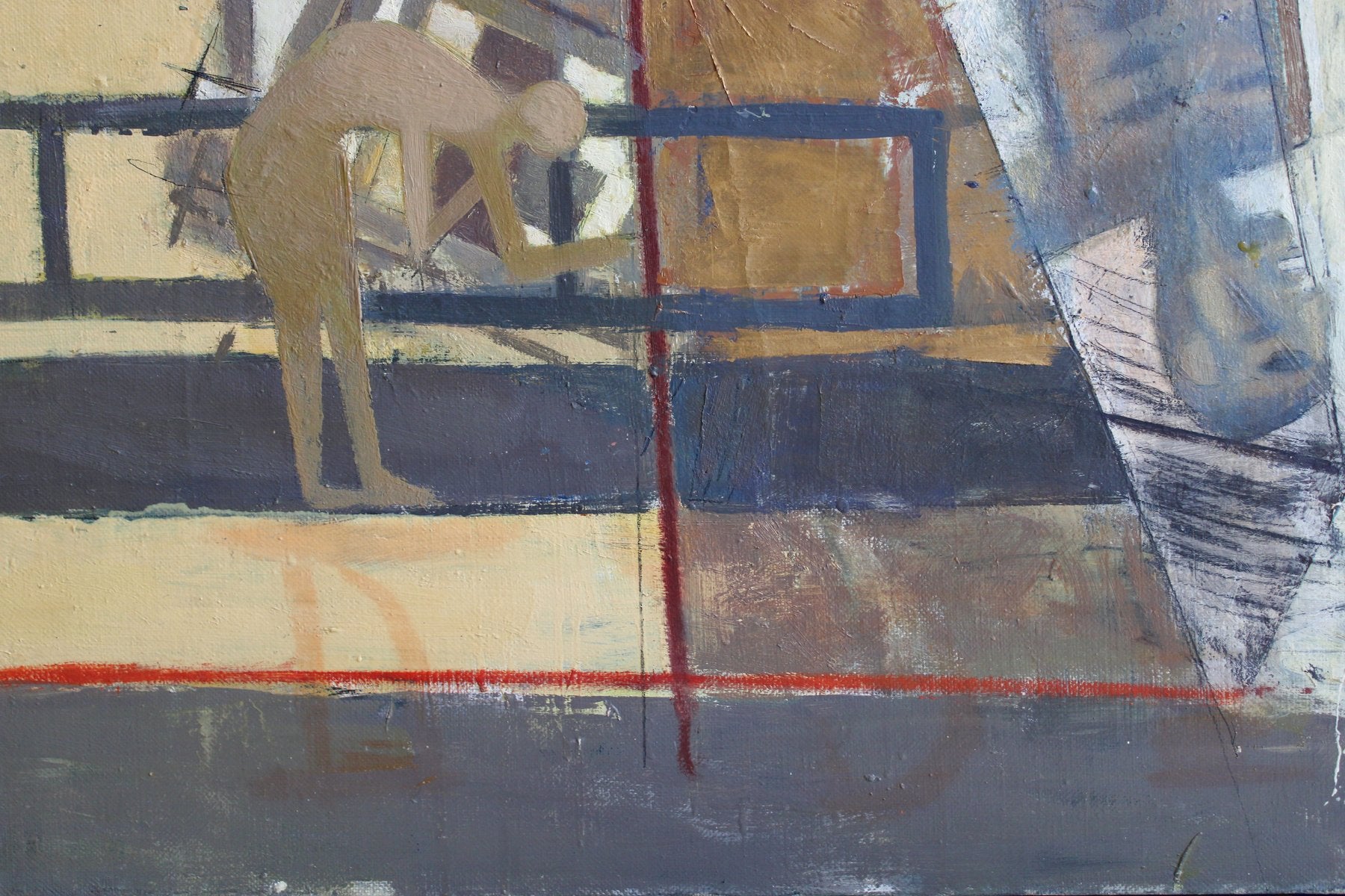 Victor Karnauh, Path, Oil on Canvas, 1990s