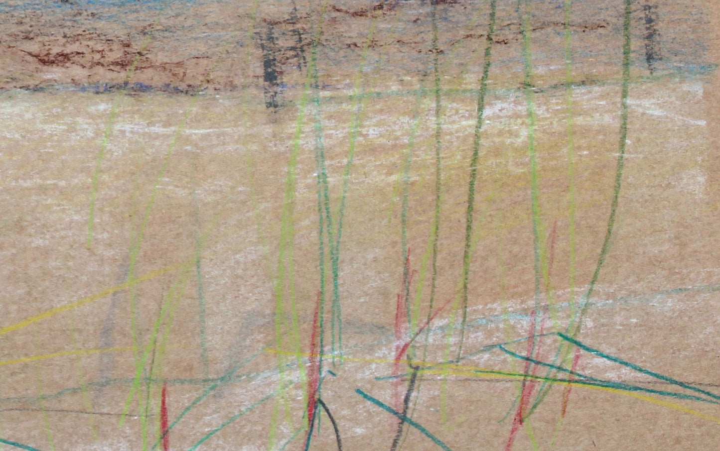 Victor Karnauh, Sea, 1990s, Pastel on Paper