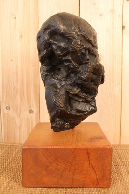 Victor Prouvé, Head of Child Bronze, Old Jean Prouvé Collection-KMQ-863081