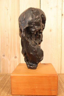 Victor Prouvé, Head of Child Bronze, Old Jean Prouvé Collection-KMQ-863081