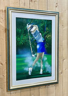 Victor Spahn, Golfer, 1990s, Lithograph-QYF-2026889