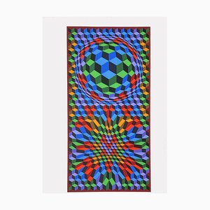 Victor Vasarely, Aix-Mc, Screen Print-FMZ-1188450