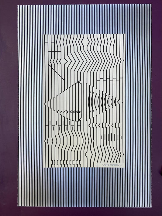 Victor Vasarely - Cithare 1973