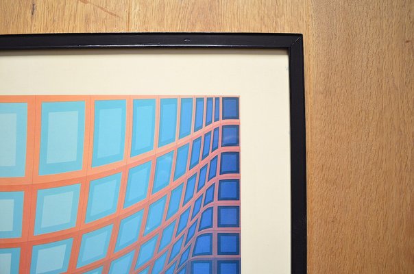 Victor Vasarely, Composition, 1960s, Lithograph-OV-1803972