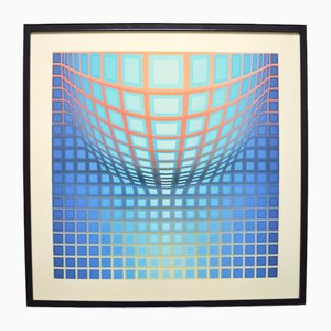 Victor Vasarely, Composition, 1960s, Lithograph-OV-1803972