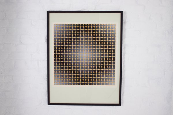 Victor Vasarely, Composition, 1970s, Screen Print, Framed-OWS-1769368