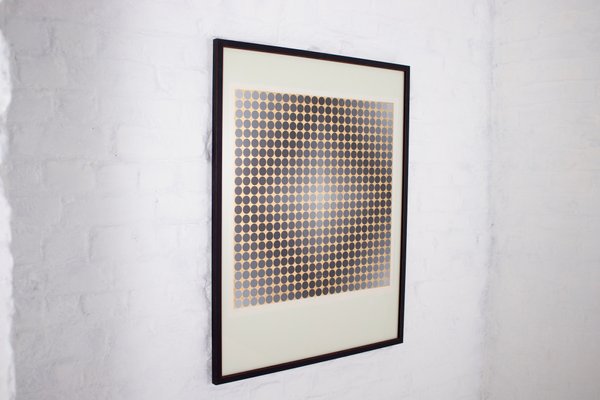 Victor Vasarely, Composition, 1970s, Screen Print, Framed-OWS-1769368