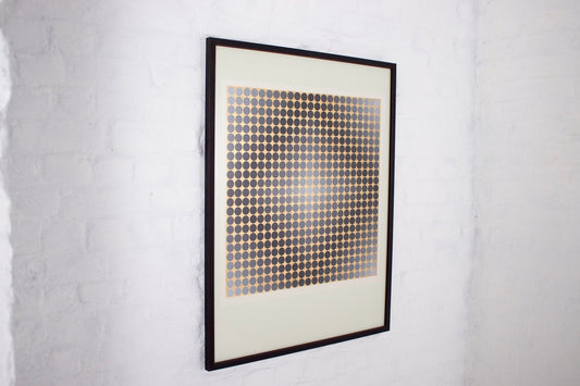 Victor Vasarely, Composition, 1970s, Screen Print, Framed