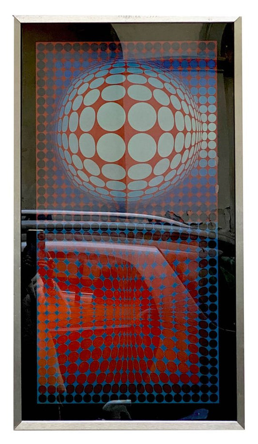 Victor Vasarely, Italy, 1970s, Optical Screen Print