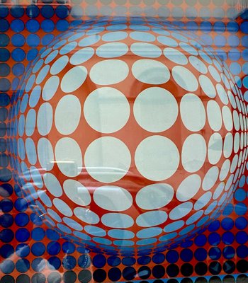 Victor Vasarely, Italy, 1970s, Optical Screen Print-YUW-1286627