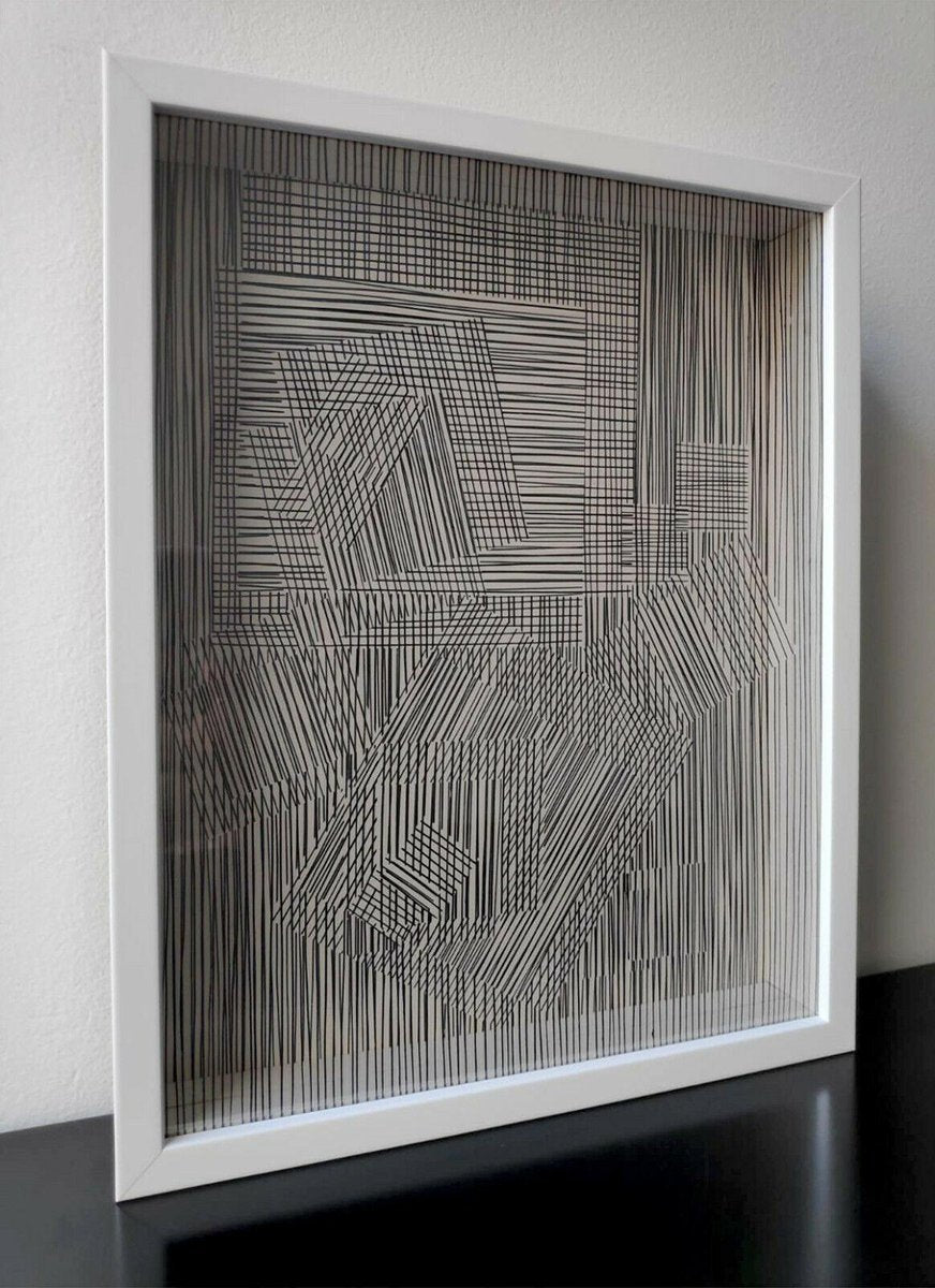 Victor Vasarely, Kinetics 3, 1973, Screenprint, Framed