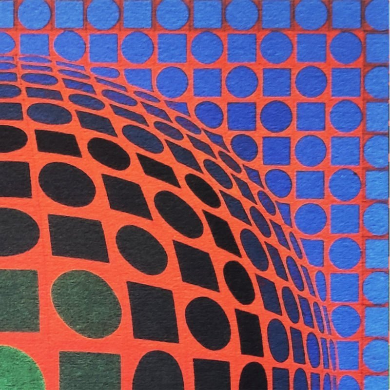 Victor Vasarely, Op Art Composition, Lithograph, 1970s