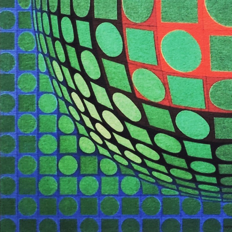 Victor Vasarely, Op Art Composition, Lithograph, 1970s