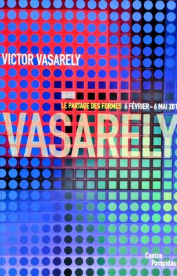 Victor Vasarely, Paris Exhibition Poster, 2019, Print-NRC-1763320