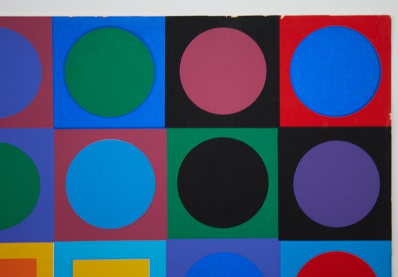 Victor Vasarely, Planetary Folklore Composition No. 1, Serigraph-TJQ-1297145