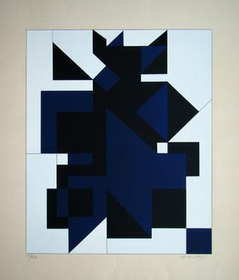 Victor Vasarely, Utica, 1958, Silkscreen Print-KHH-2044125