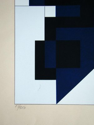 Victor Vasarely, Utica, 1958, Silkscreen Print-KHH-2044125