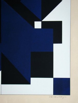 Victor Vasarely, Utica, 1958, Silkscreen Print-KHH-2044125