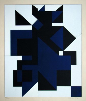 Victor Vasarely, Utica, 1958, Silkscreen Print-KHH-2044125