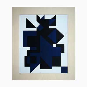 Victor Vasarely, Utica, 1958, Silkscreen Print-KHH-2044125