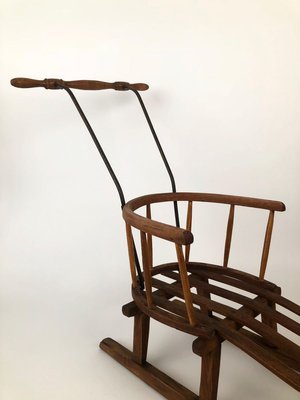 Victorian Bentwood Sled with Unique Form-BAF-763377