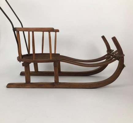 Victorian Bentwood Sled with Unique Form-BAF-763377