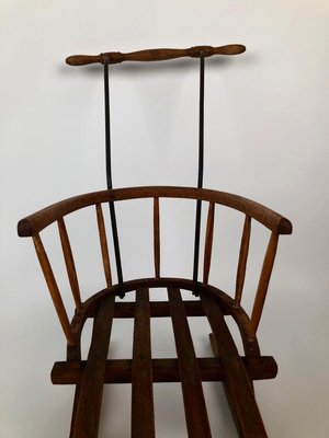 Victorian Bentwood Sled with Unique Form-BAF-763377