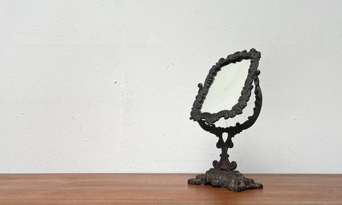 Victorian Cast Iron Table Mirror, 1900s-UAH-2020642