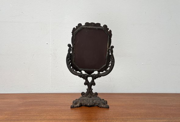 Victorian Cast Iron Table Mirror, 1900s-UAH-2020642