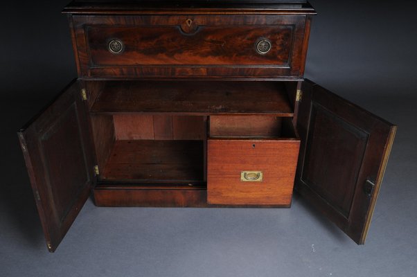 Victorian English Mahogany Cabinet, 1840s-FLW-1402258