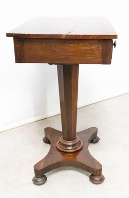 Victorian English Sellette / Side Table, Mid-19th Century-RIU-899661