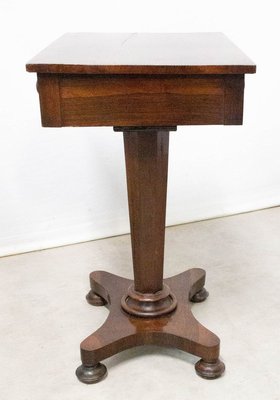 Victorian English Sellette / Side Table, Mid-19th Century-RIU-899661