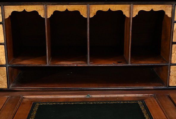 Victorian Mahogany Cylinder Library Desk, England, 1850s-RVK-1783233