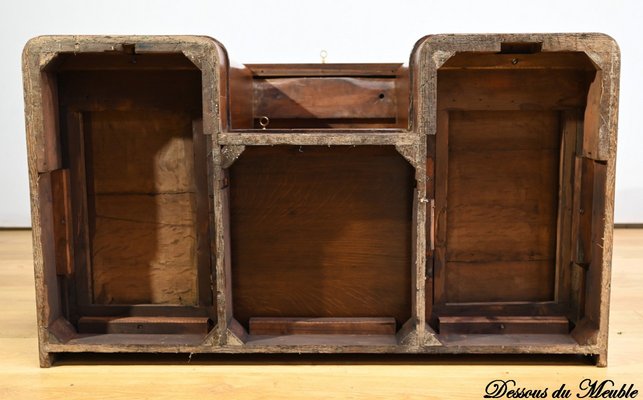 Victorian Mahogany Cylinder Library Desk, England, 1850s-RVK-1783233