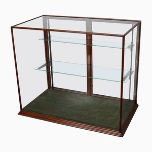 Victorian Mahogany Shop Display Cabinet Counter or Vitrine, Late 19th Century-XO-1151334