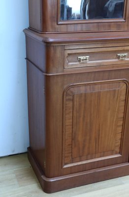 Victorian Mahogany Two-Body Bookcase, England, Mid-19th Century-RVK-2024694