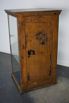 Victorian Painted Mahogany Shop Display Cabinet Vitrine, Late 19th Century-XO-1158541