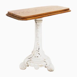 Victorian Rectangular Cast Iron Exterior Side Table-RCE-1399067