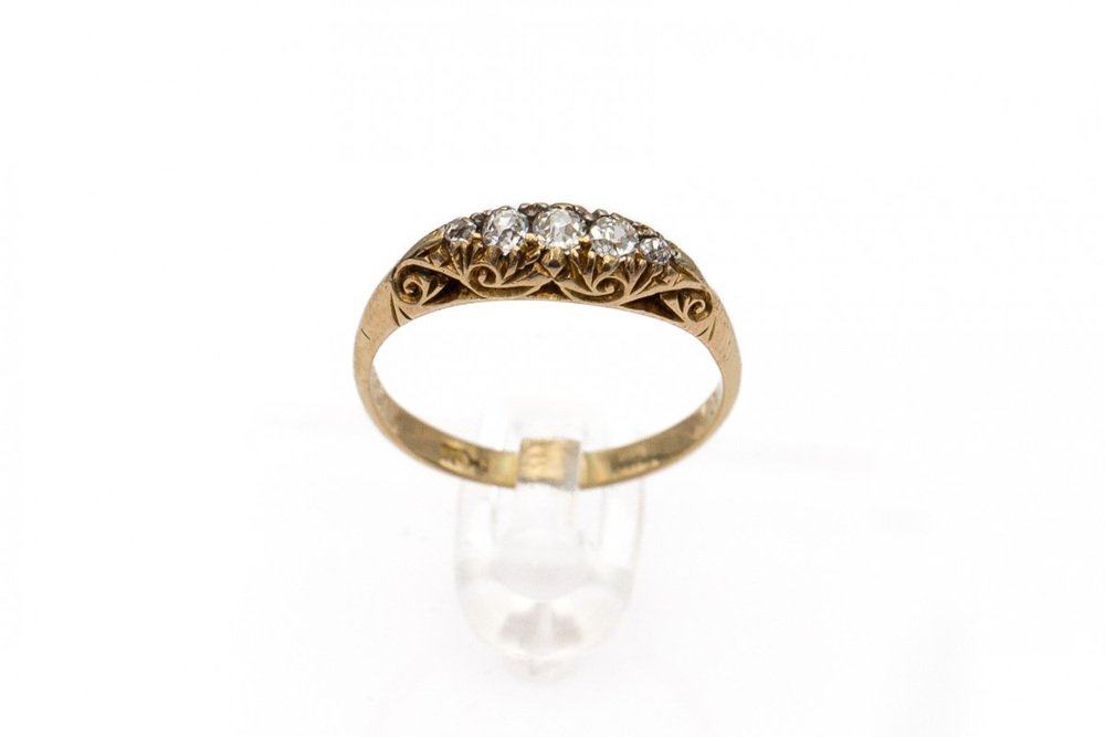 Victorian Ring with 0,30ct Diamonds, Great Britain, 1900s