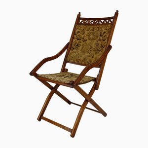 Victorian Safari Folding Chair, UK, 1880s-XNH-1804627