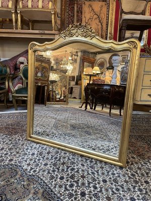 Victorian Style Carved Gilt Overmantle Mirror-NSG-2028700