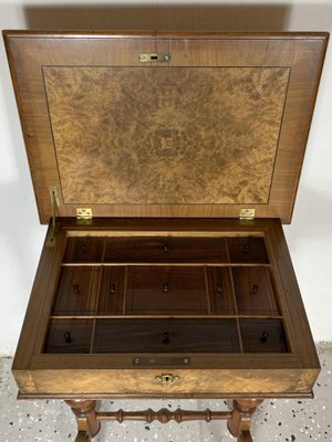 Victorian Style Sewing Table With Haberdashery Drawers, 1900s-IJL-1186487