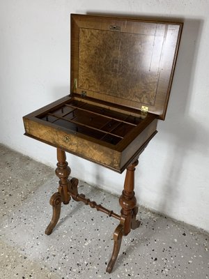 Victorian Style Sewing Table With Haberdashery Drawers, 1900s-IJL-1186487