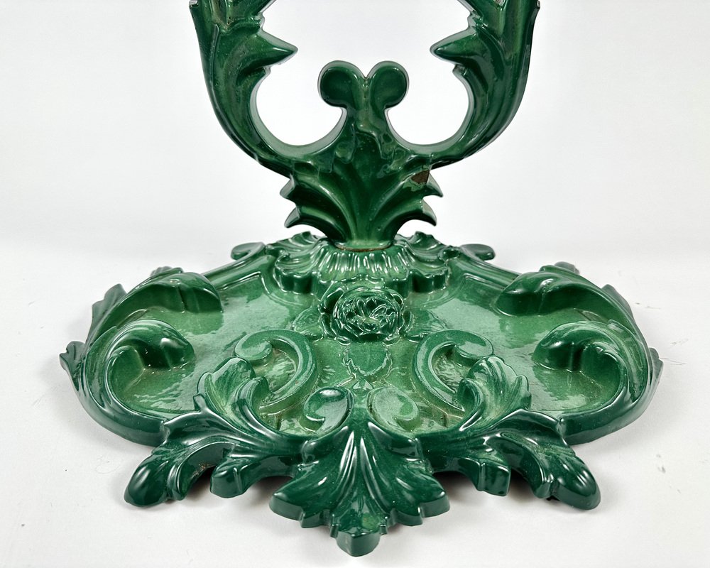 Victorian Style Umbrella Stand and Hat Rack in Cast Iron, France, 1960s