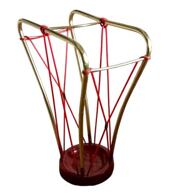 Victorian Umbrella Stand in Brass and Metal-LLP-1725771