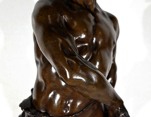 Victorien Tournier, Departure, Late 19th Century, Bronze-RVK-1395204