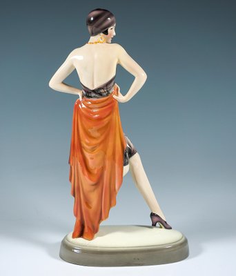 Vienna Art Deci Striding Dancer Figurine by Lorenzl, 1930-EMT-1717339